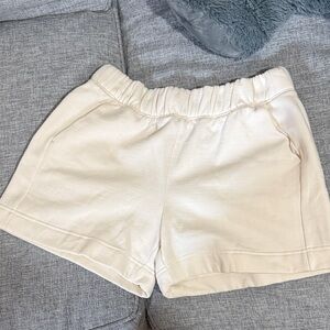 Women's Cream Shorts